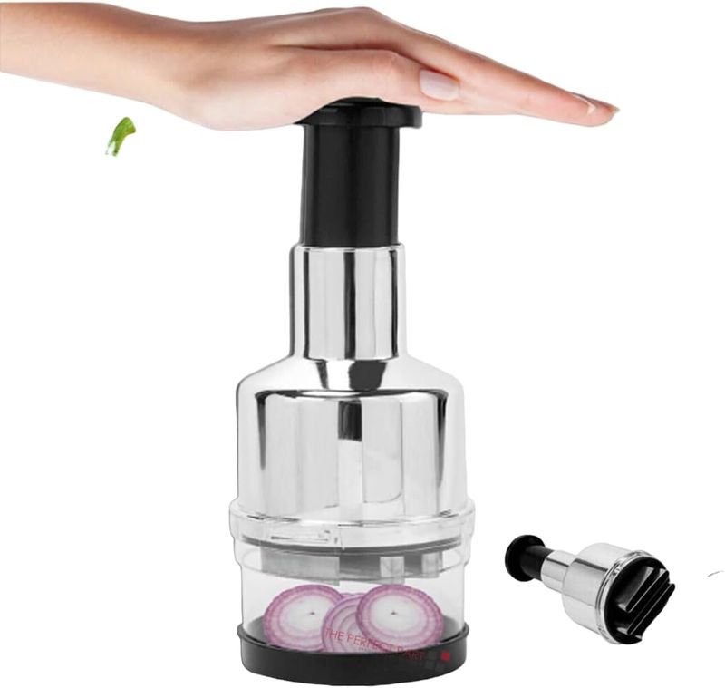 Vegetable Fruit Salad Onion Garlic Food Hand Chopper Cutter Slicer Peeler Dicer