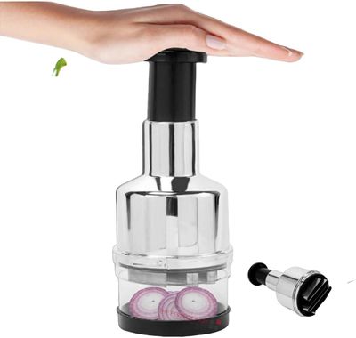 Vegetable Fruit Salad Onion Garlic Food Hand Chopper Cutter Slicer Peeler Dicer