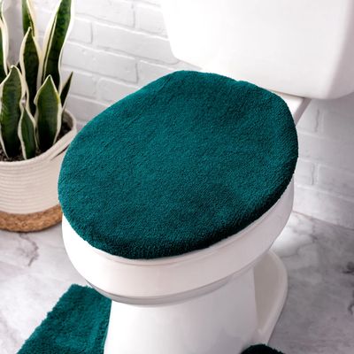 Better Homes &amp; Gardens Toilet Lid Cover, Teal Rain