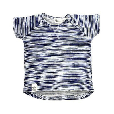 RIFFLE Blauw/wit gestreept t-shirt RIFFLE Blauw/wit gestreept t-shirt