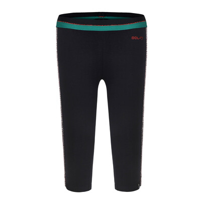 BBL Donkerblauwe legging met zilveren glitter streep BBL Donkerblauwe legging met zilveren glitter streep