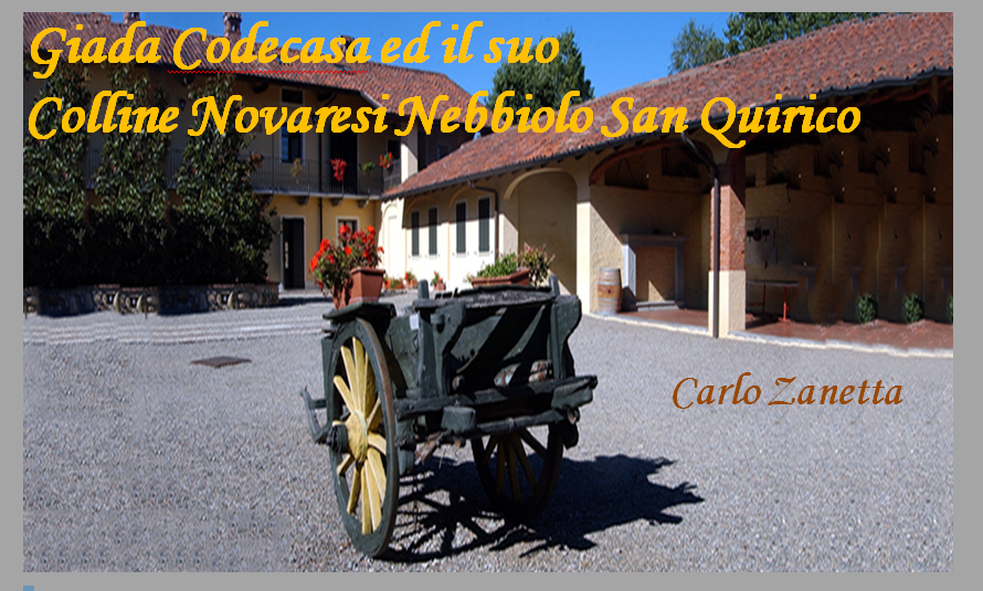 Giada Codecasa ed il suo Colline Novaresi Nebbiolo San Quirico