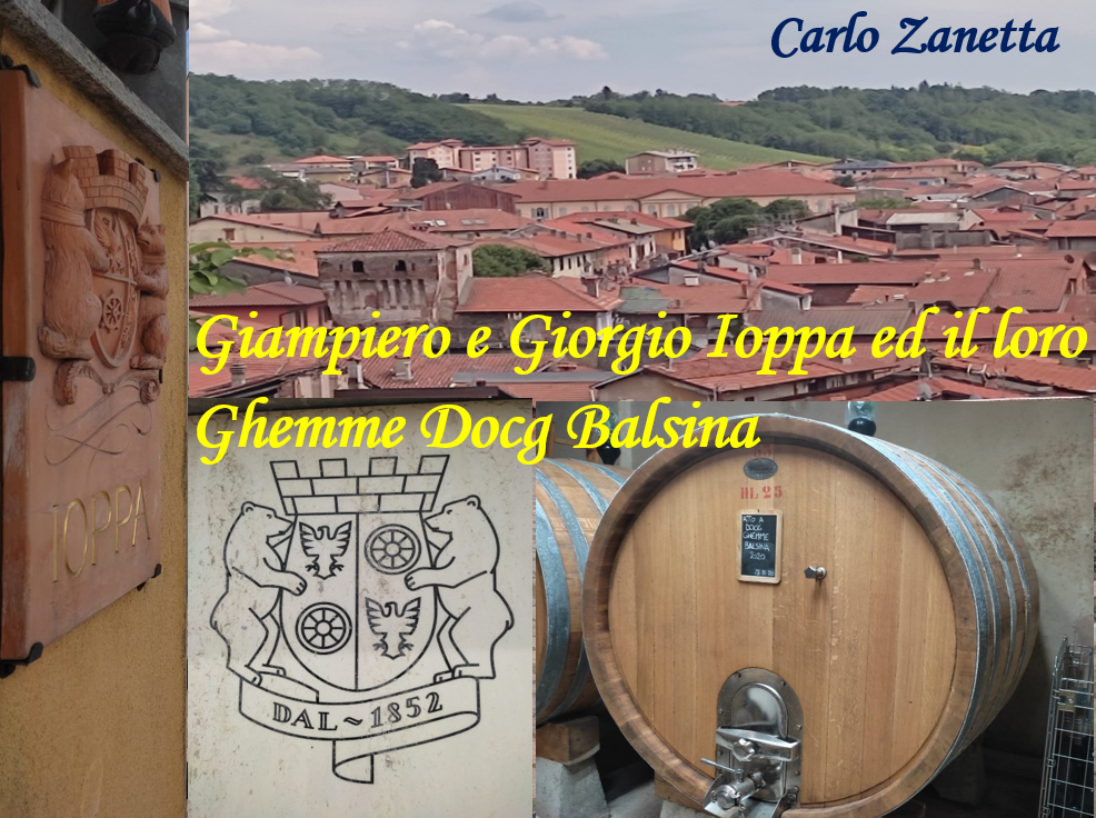 Giampiegioro e Giorgio Ioppa ed il loro Ghemme Docg Balsina