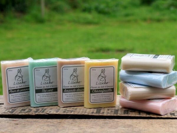 Savon de 100 g – contient 15% de lait d’ânesse
