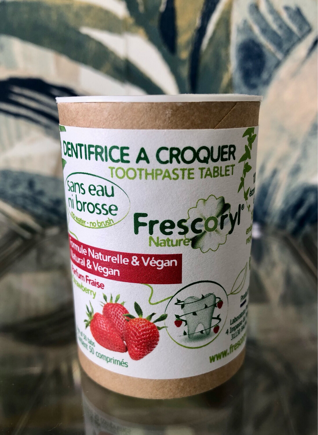 Dentifrice à croquer Fraise 