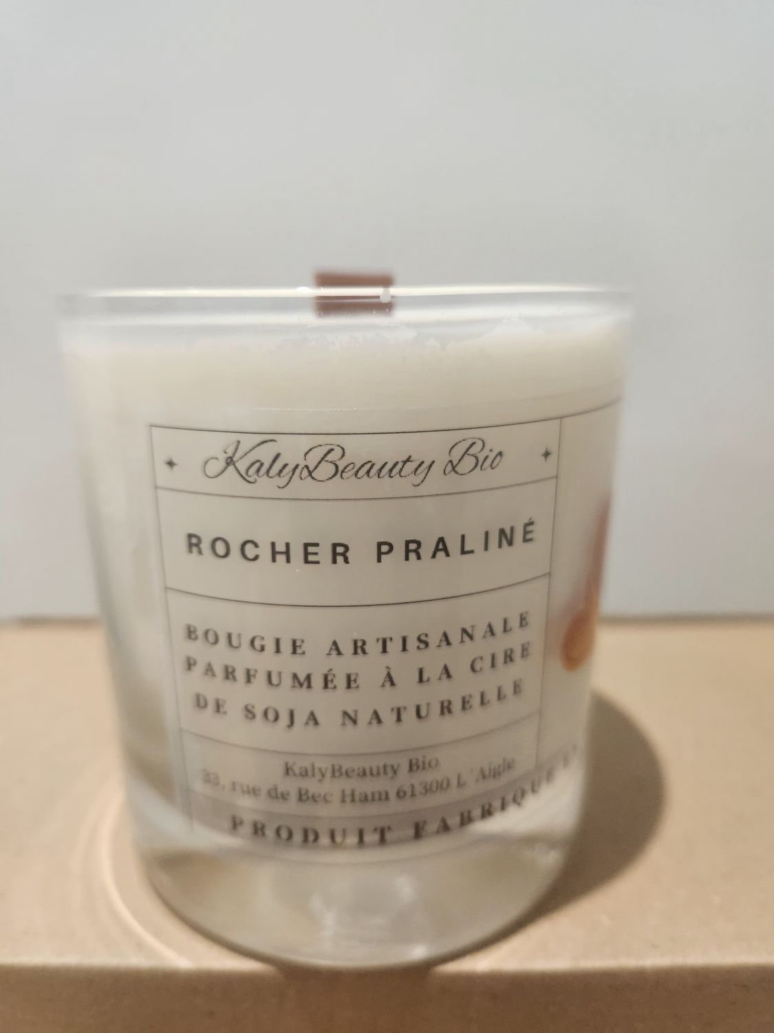 Bougie Rocher Praliné 330ml