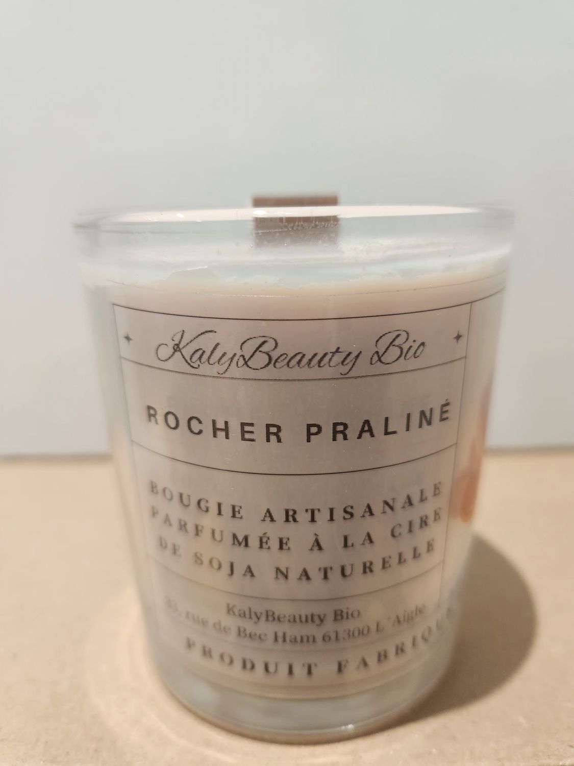 Bougie Rocher Praliné