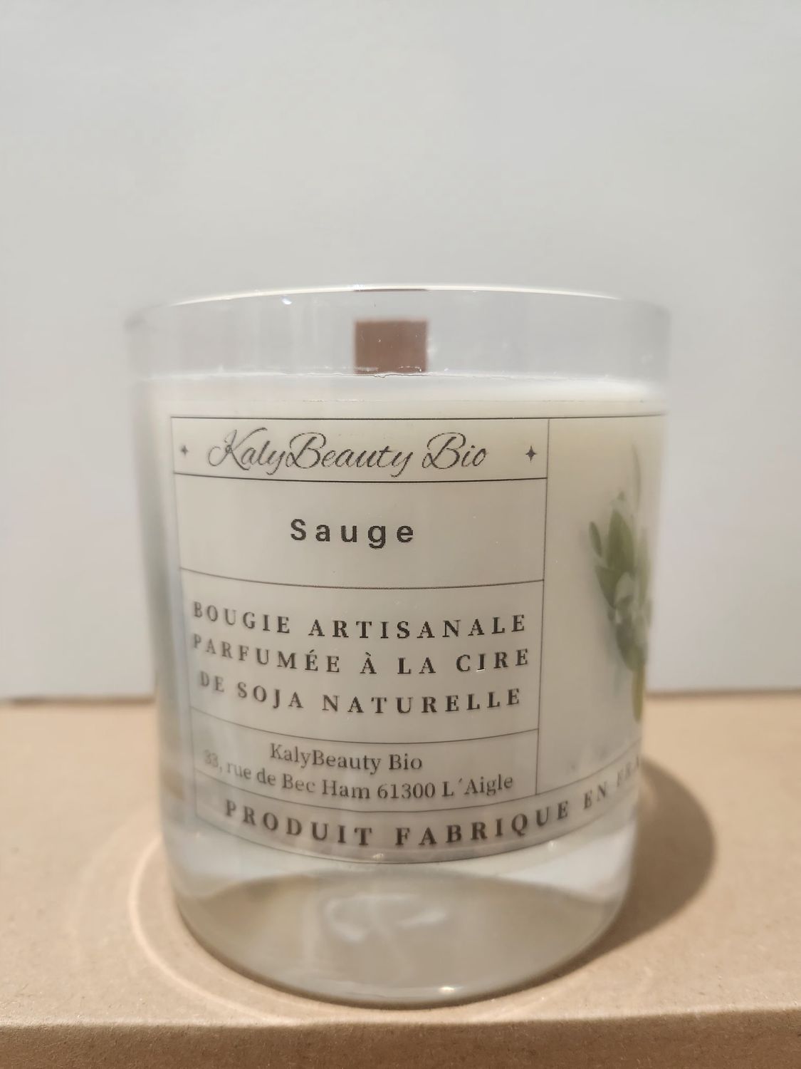 Bougie Artisanal Sauge