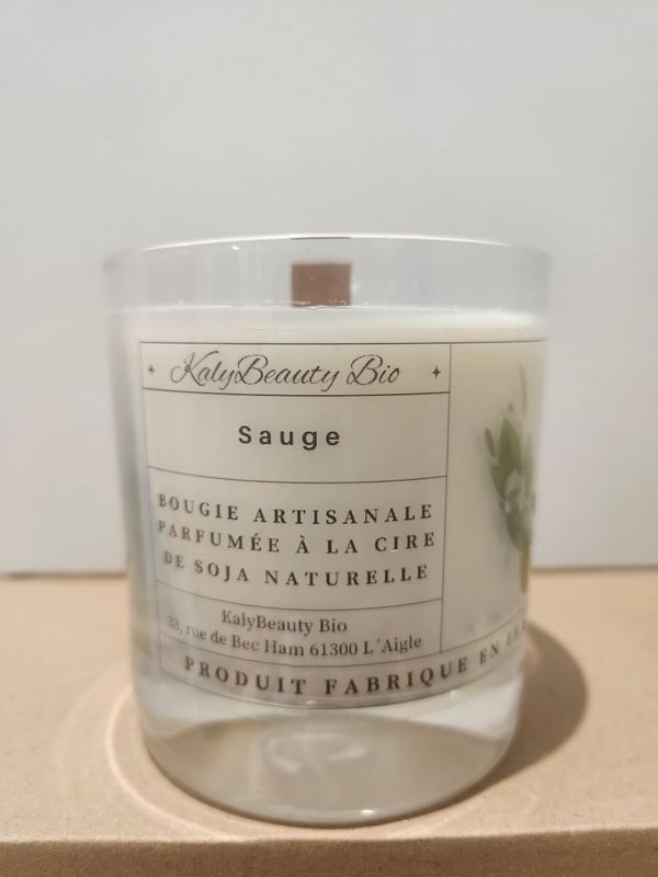 Bougie Artisanal Sauge Bougie Artisanal Sauge
