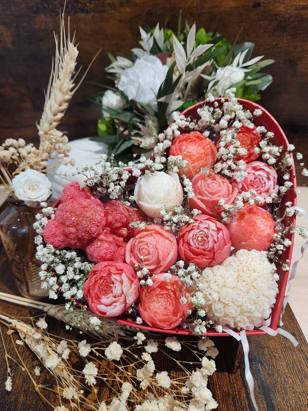 Coffret Bouquets St Valentin