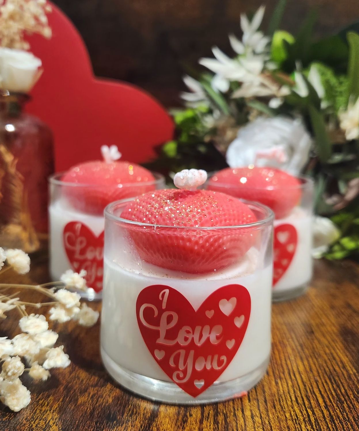Bougie Artisanale I Love You