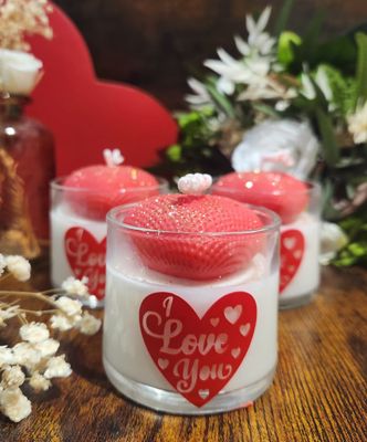 Bougie Artisanale I Love You