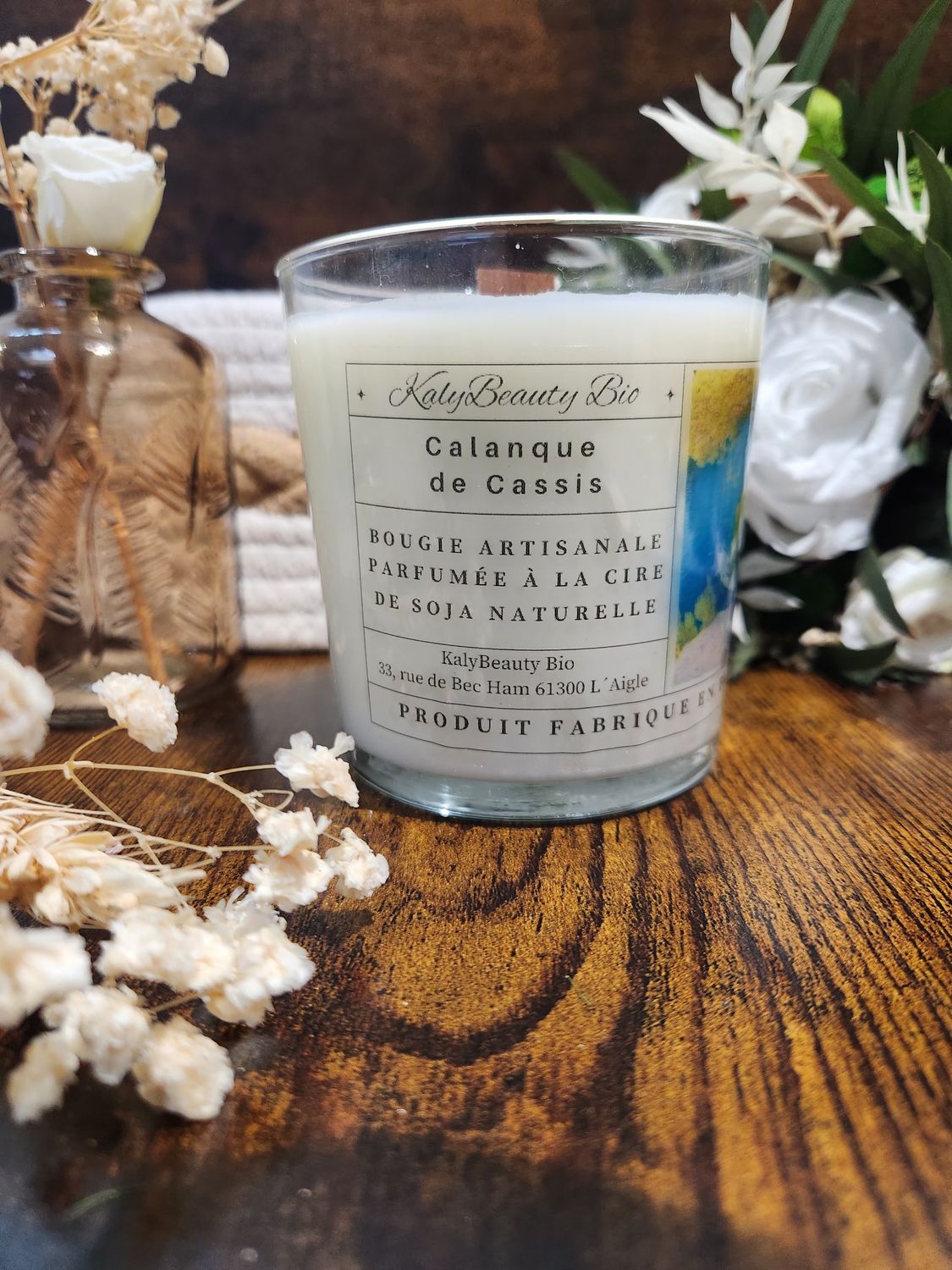 Bougie Artisanale Calanque de Cassis Bougie Artisanale Calanque de Cassis