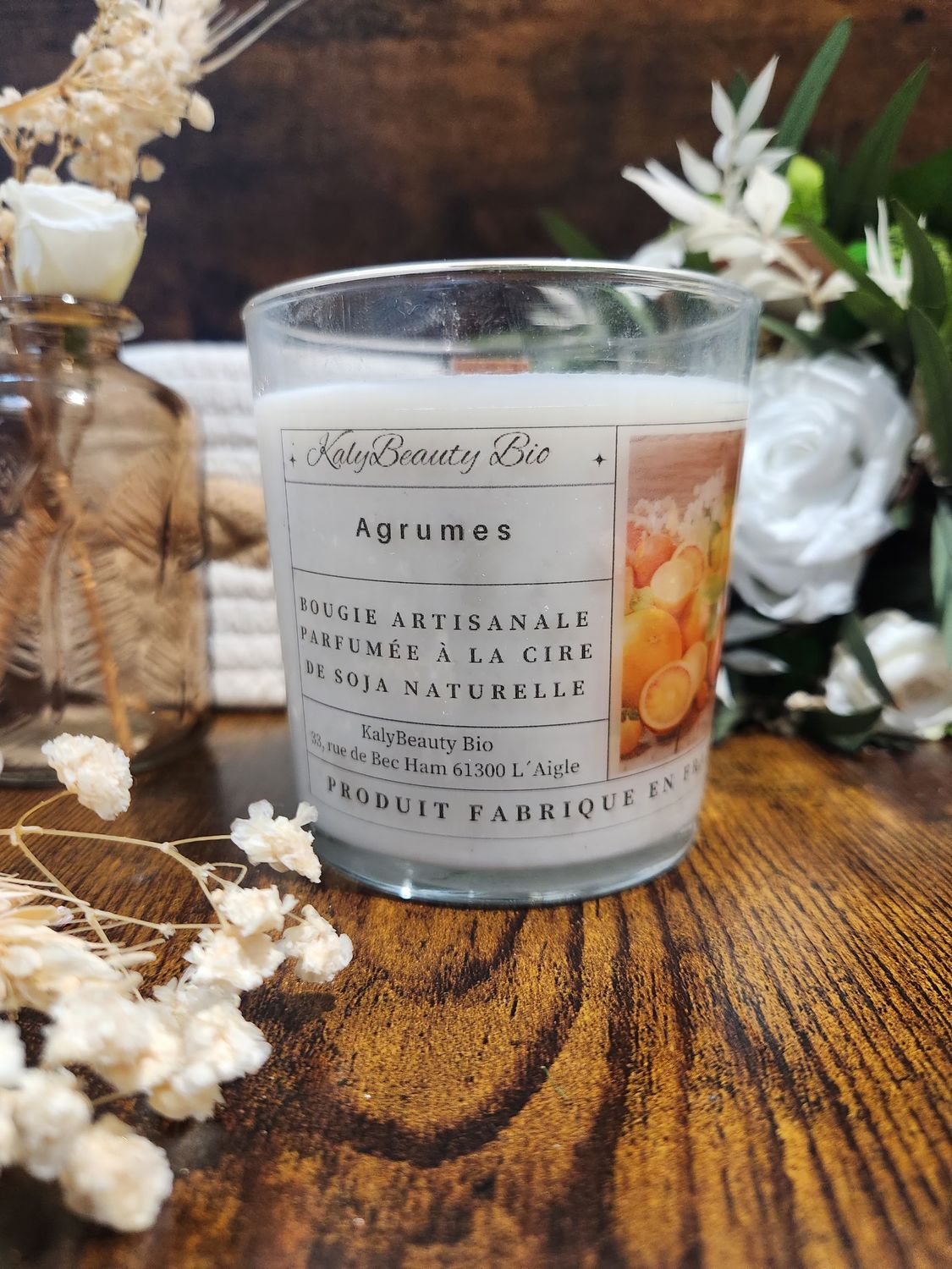 Bougie Artisanale Agrumes Bougie Artisanale Agrumes