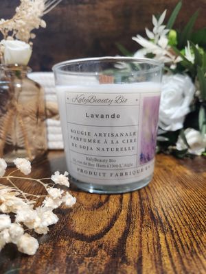 Bougie Artisanale Lavande Bougie Artisanale Lavande
