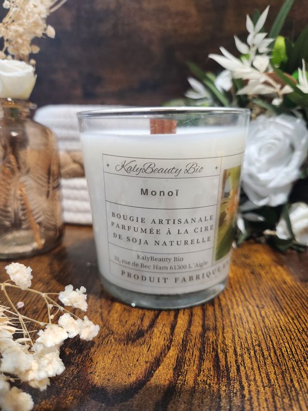 Bougie Artisanale Monoï