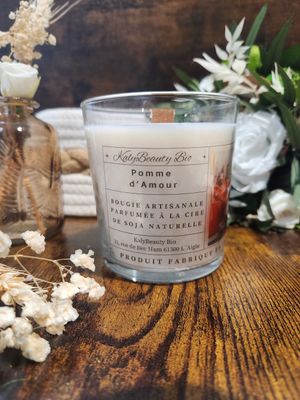 Bougie Artisanale Pomme d'Amour