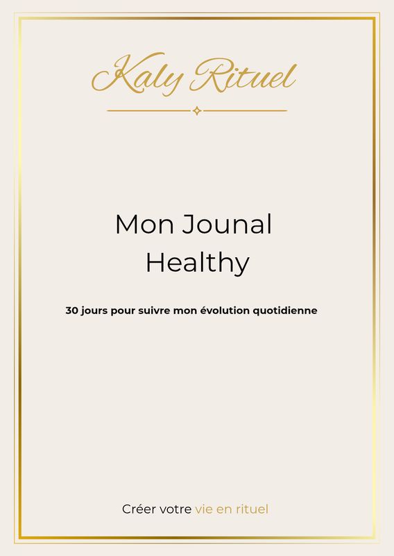 Mon Journal Healthy Livre