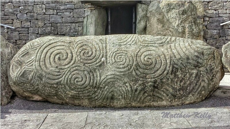 Newgrange Entrance Stone- Signed Print