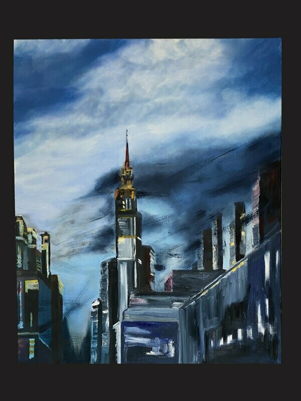 New York sombre - 65*81 - Pièce unique