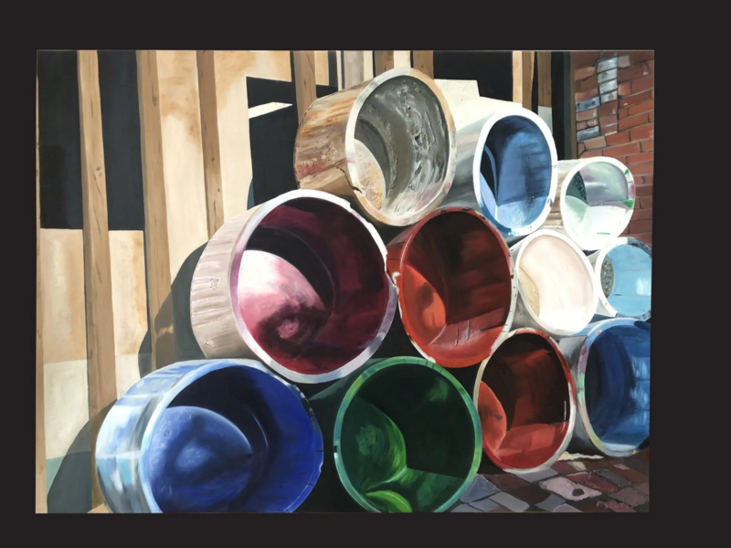 Atelier Orsini Venise - 130*97 - Pièce unique  VENDU