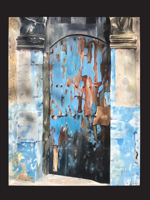 Porte Marrakech - 89*116 - Pièce unique. VENDU