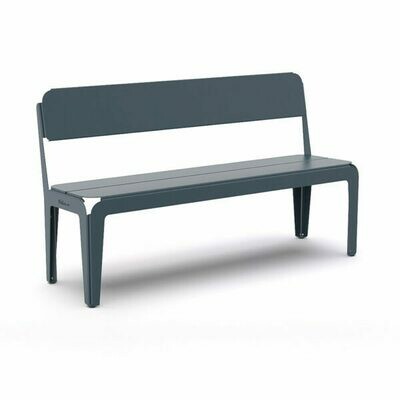 BENDED BENCH WITH BACKREST