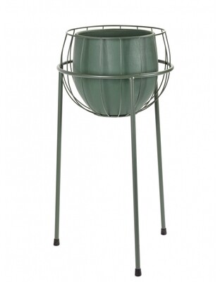 PLANT STAND CAGE INCL POT