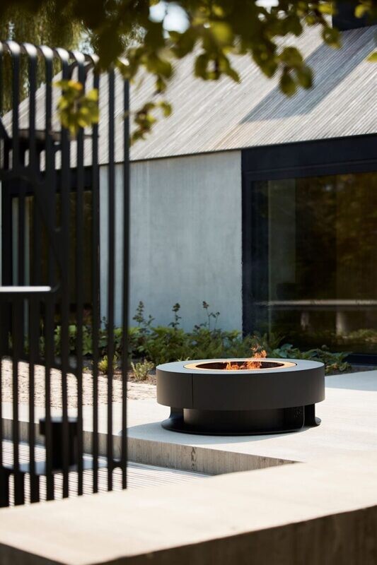 TUPA - Base aluminium Ø 115 cm + fire bowl