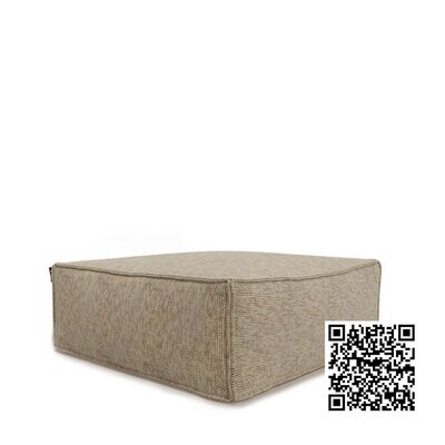 SILKY SQUARE POUF/OTTOMAN, Kleur: GOLD