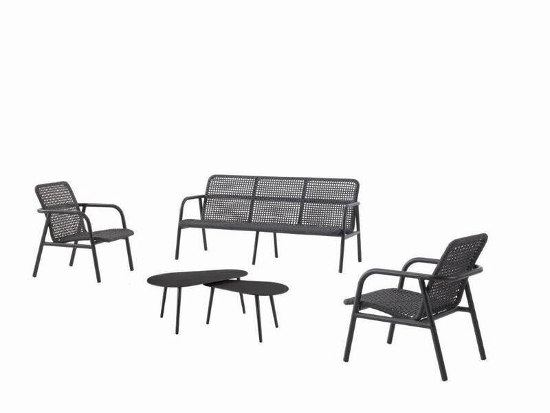 DIEGO LOUNGESET- met armleuning in teak
