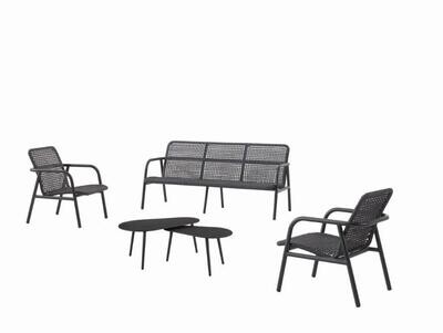DIEGO LOUNGESET- met armleuning in teak