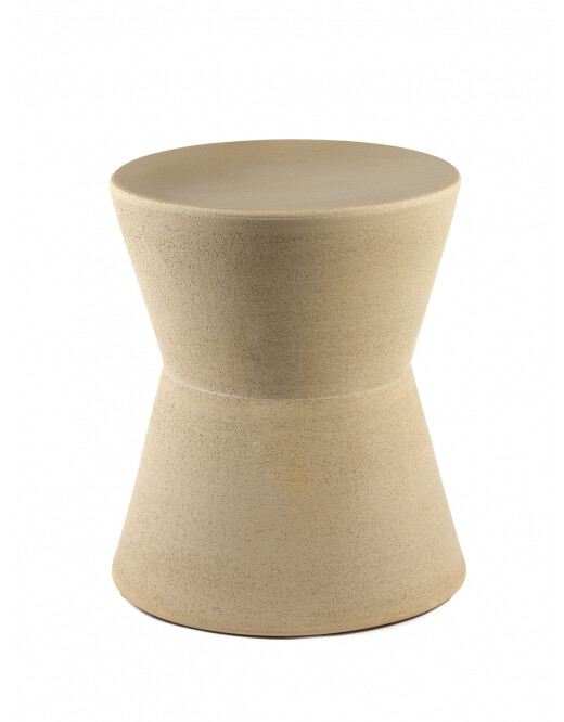 ROND KERAMIEKEN KRUKJE - PAWN - MARIE MICHIELSSEN - beige