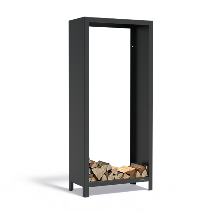 HOUTOPSLAG - ZWART GELAKT