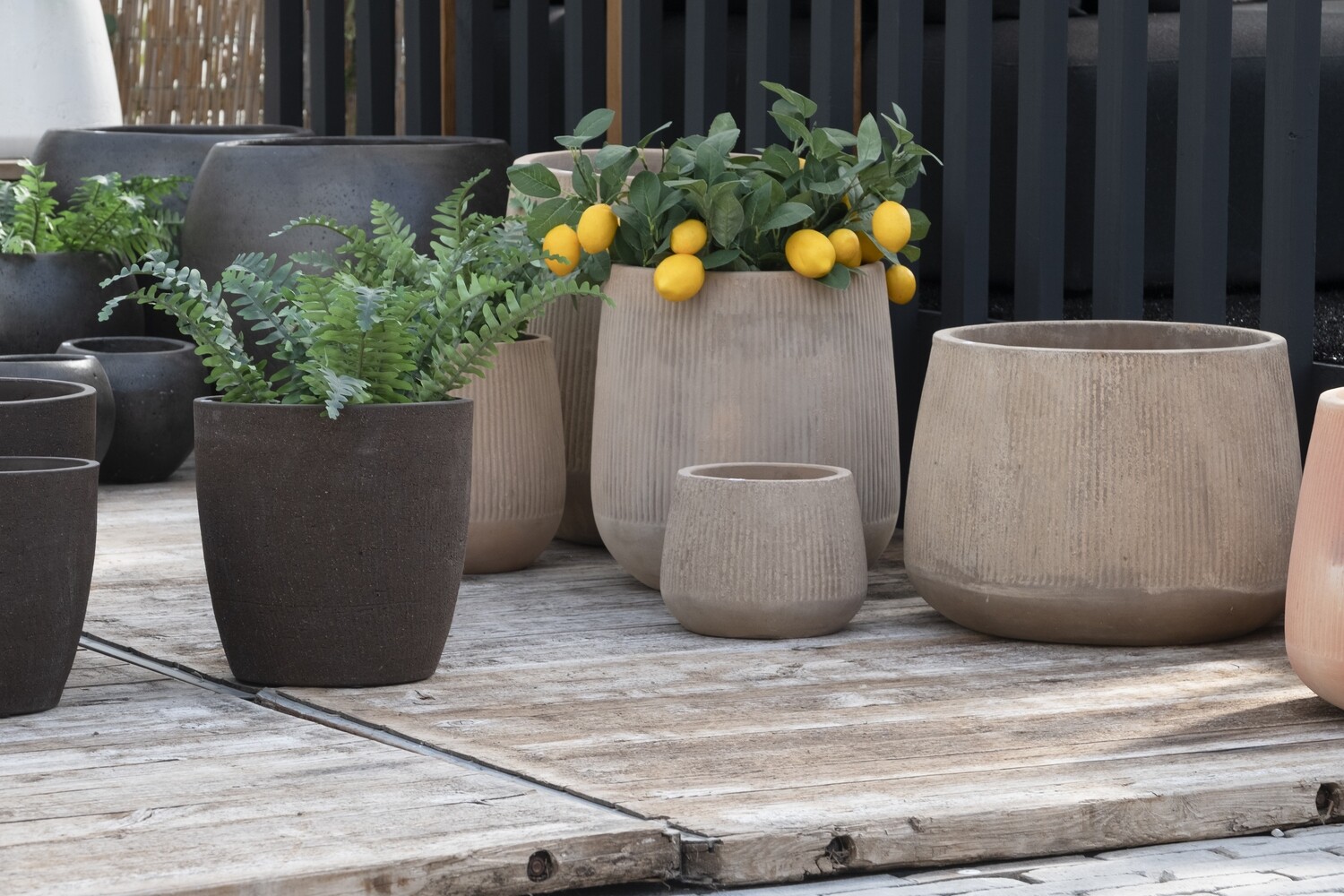 CAY PLANTER - GRIJS (type 2)