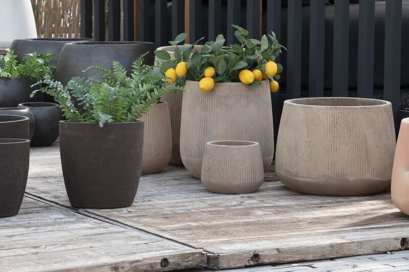 CAY PLANTER - GRIJS (type 2)