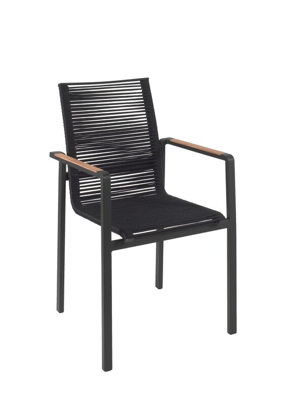 ARUBA CHAIR - met armleuning in teak