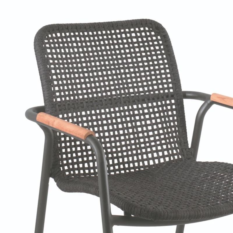 DIEGO LOUNGE CHAIR - met armleuning in teak