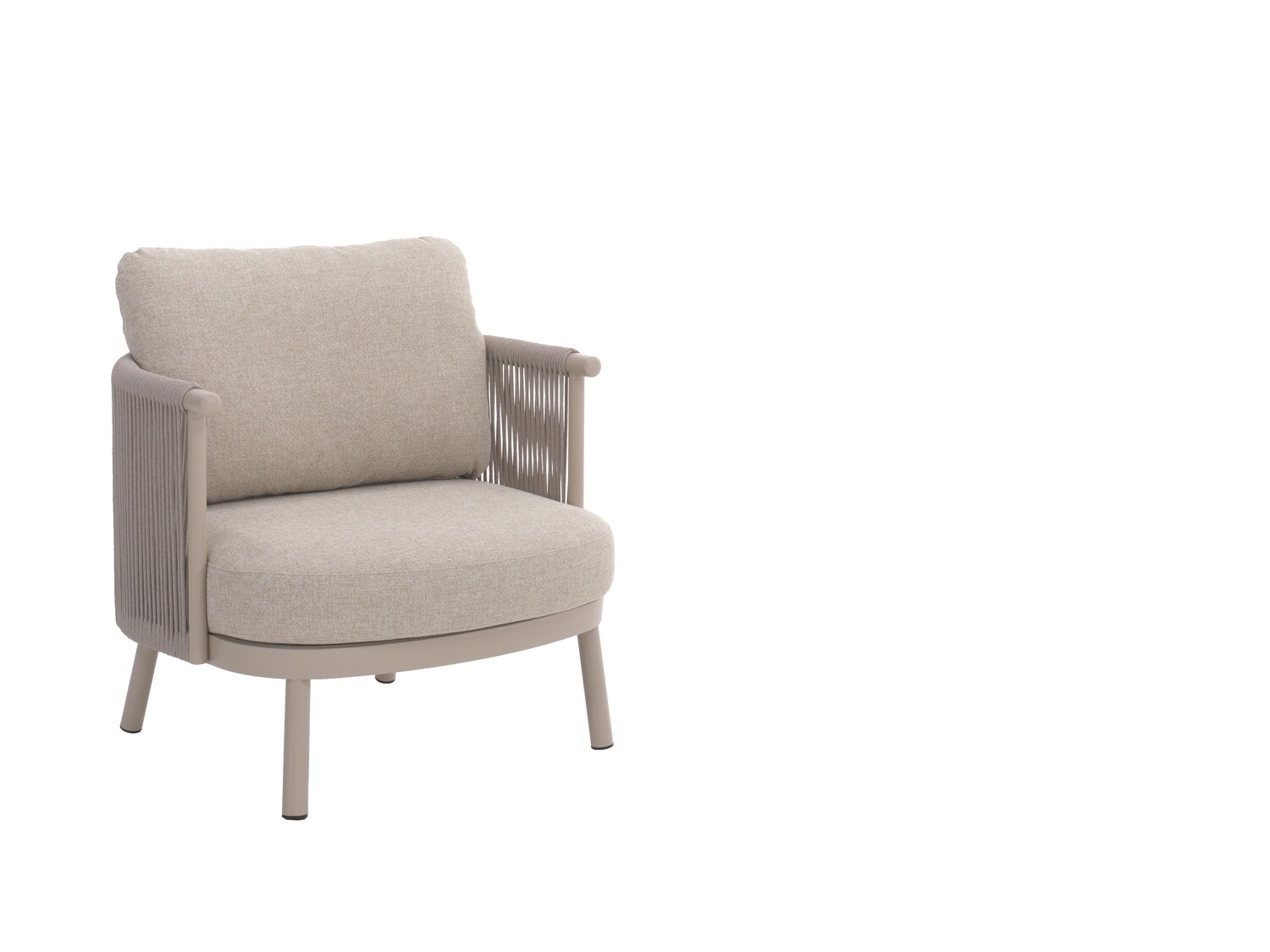 MENDOZA LOUNGESET - teak, Artikel: 1-SEAT