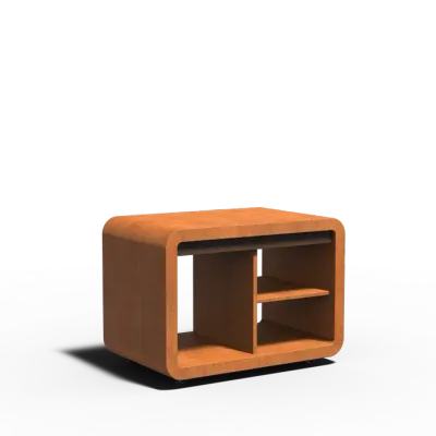 WERKBANK - CORTENSTAAL - medium - onderverdeling WERKBANK - CORTENSTAAL - medium - onderverdeling