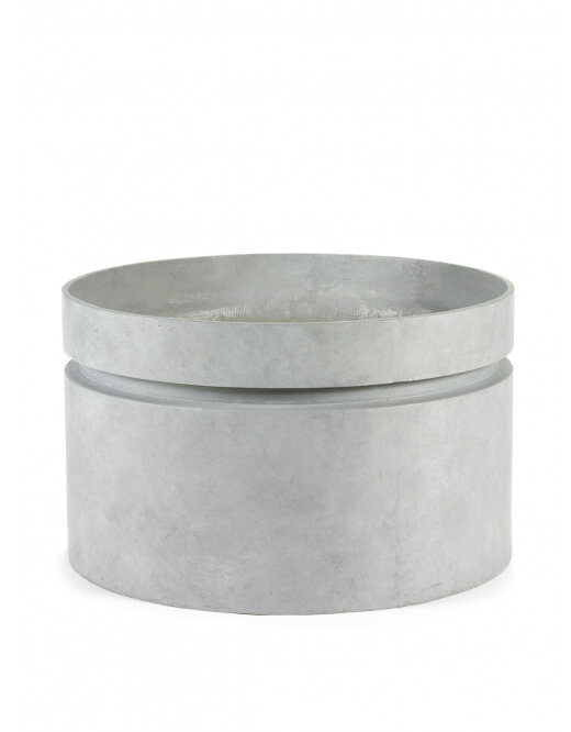 PLANTENPOT ROND - GRIJS