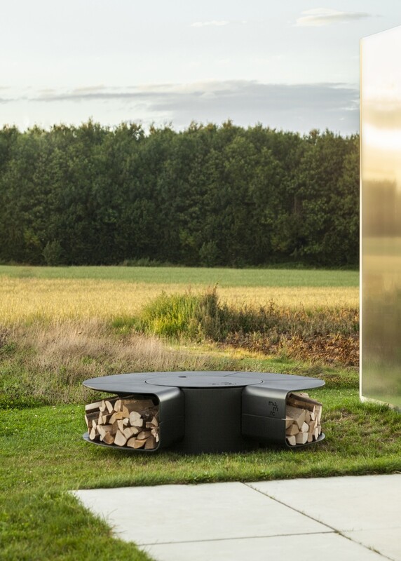 ROCCO - Base aluminium Ø 160 cm + fire bowl