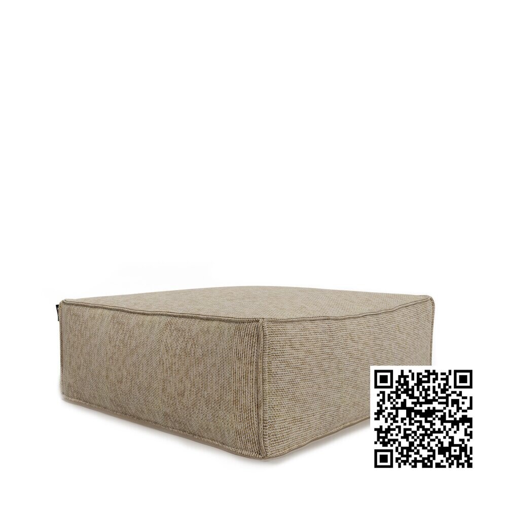 SILKY SQUARE POUF/OTTOMAN SILKY SQUARE POUF/OTTOMAN, Kleur: GOLD