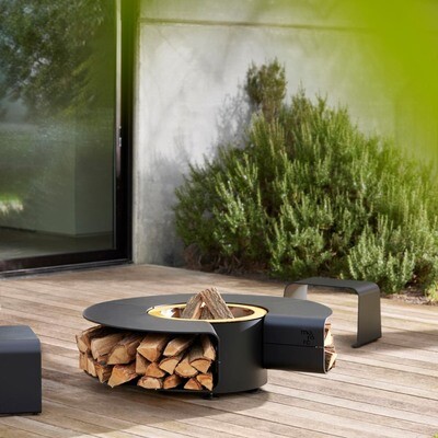 ROCCO Jr. - Base aluminium Ø 120 cm + fire bowl