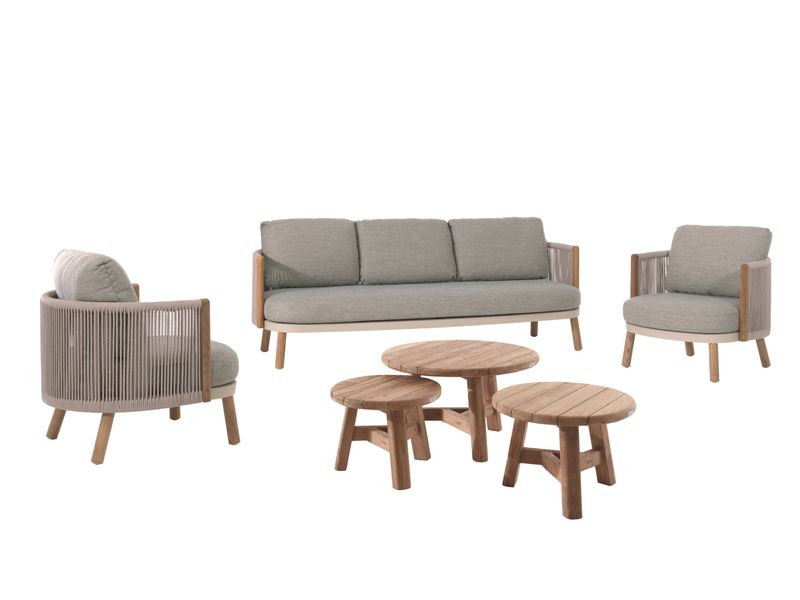 MENDOZA LOUNGESET - teak MENDOZA LOUNGESET - teak