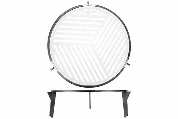 WHITE FIRE - FRAME MET UITNEEMBARE GRILL