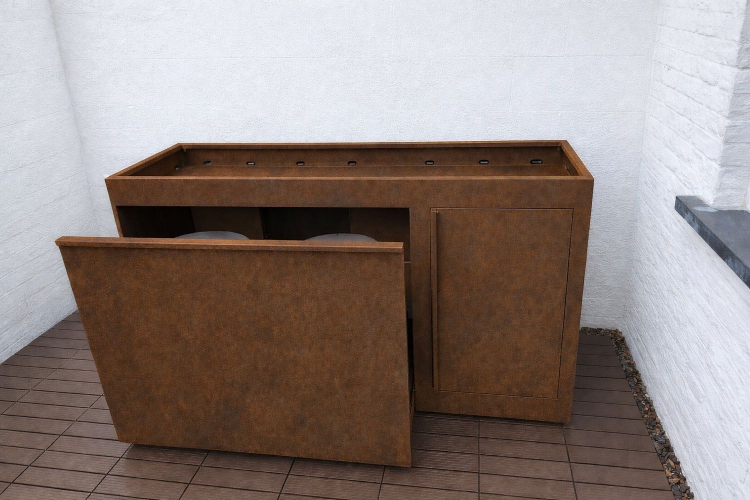 KUJP LARGE type 2 - cortenstaal