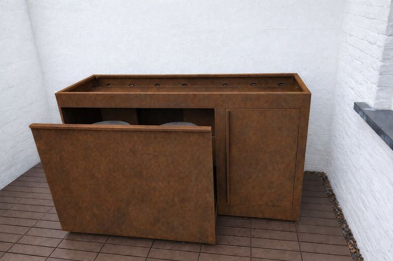 KUJP LARGE type 2 - cortenstaal KUJP LARGE type 2 - cortenstaal