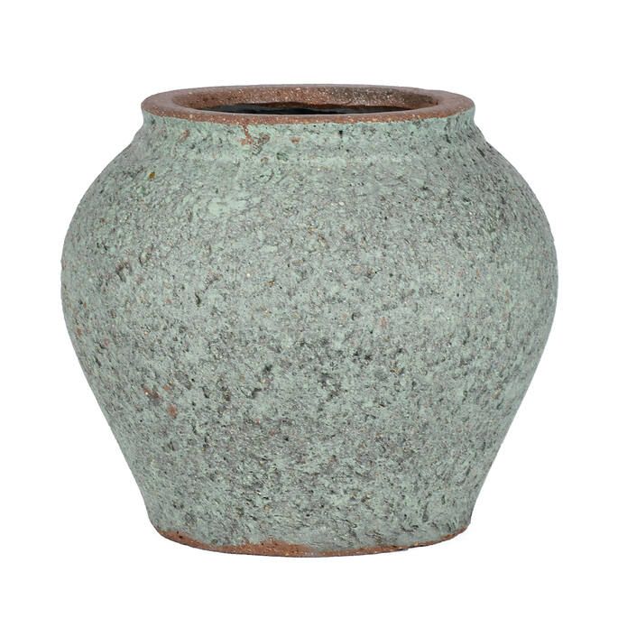 ZEUS PLANTER - rustic green ZEUS PLANTER - rustic green