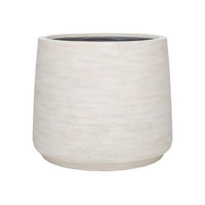 JUMBO PATT PLANTER - ivory washed